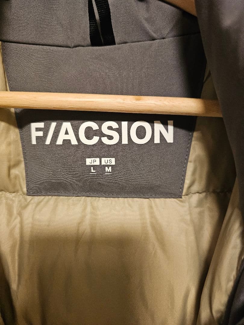 F/ACSION　YUKIZURI DOWN COAT (FA014)