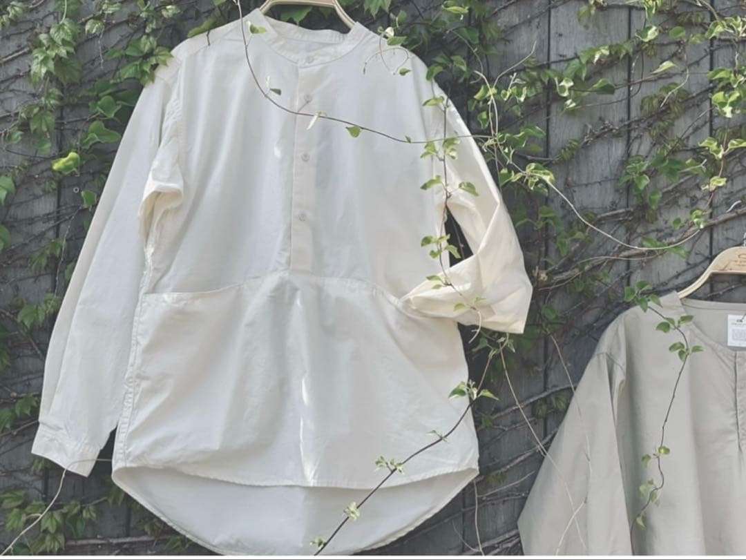 garage green works ⿻ ロングシャツ ガーデニング ナチュラル