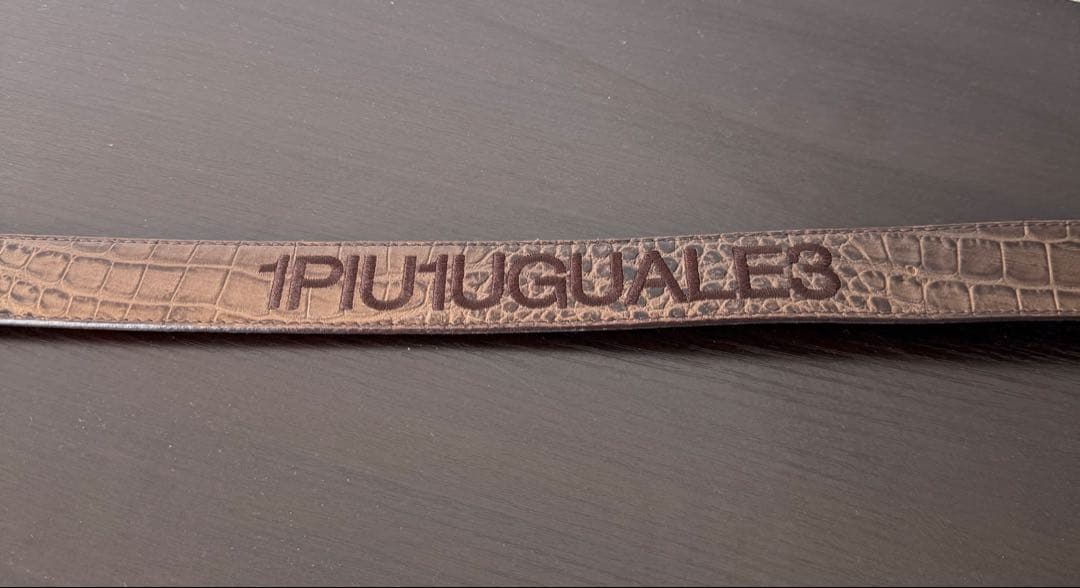 1PIU1UGUALE3 GOLF ベルト ゴルフ メンズ ウノピュウゴルフ 茶