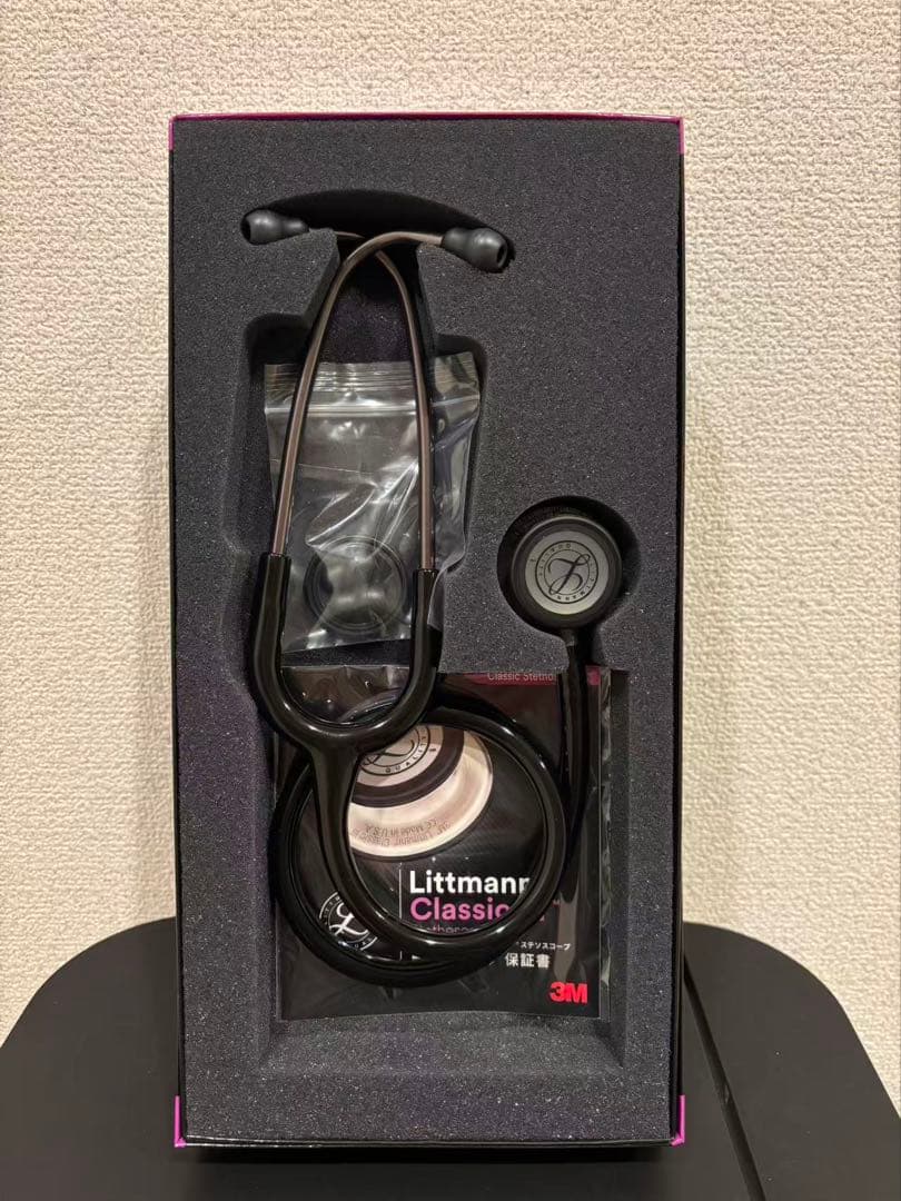 ⚪︎新品　Littmann Classic III 聴診器 ブラック 27インチ