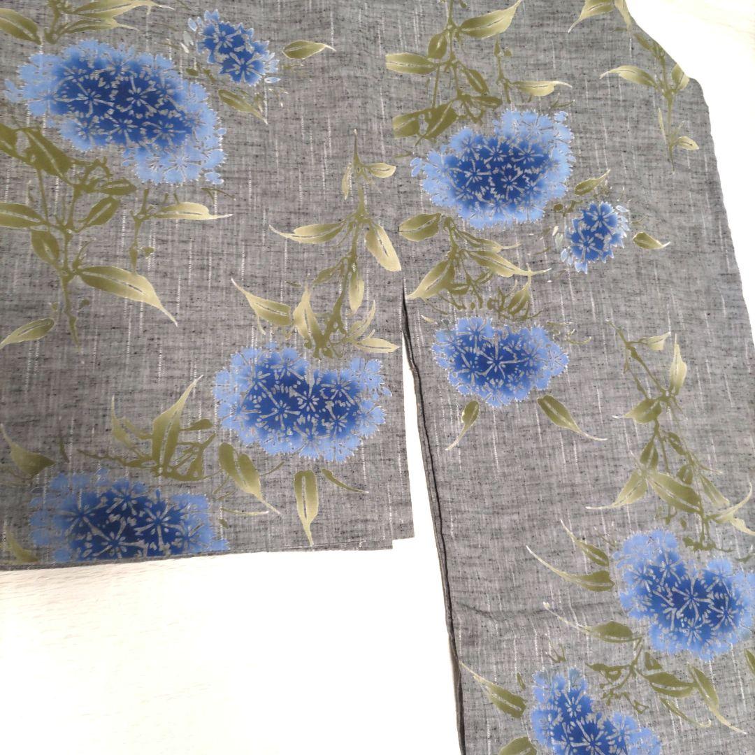 竺仙　浴衣　紬ゆかた　綿紬