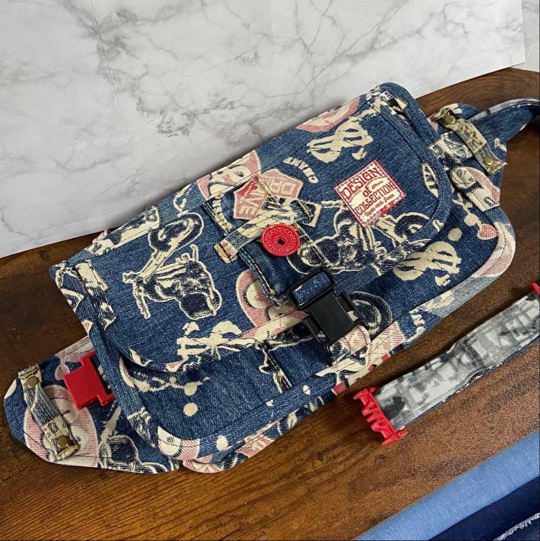 専用ページ デニムリメイク【ウエストバッグ・ショルダーバッグ・ティッシュケース】