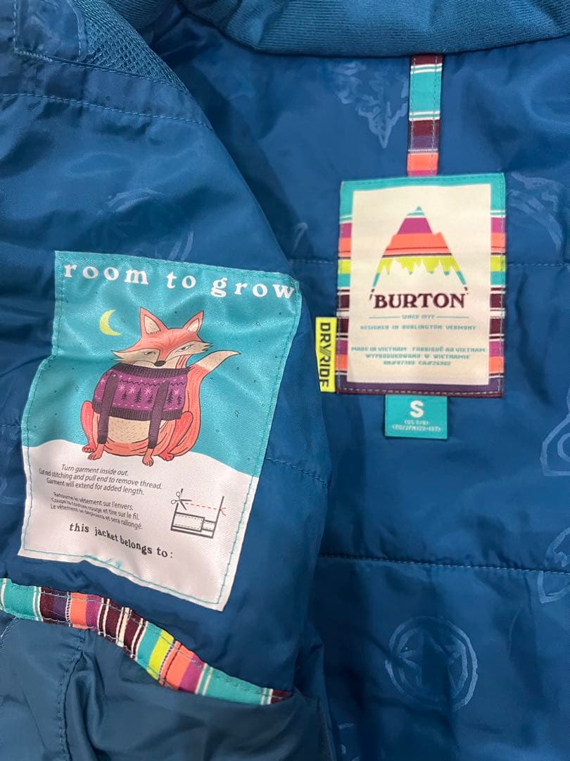 美品　burton キッズ　ガールズ　上下セット