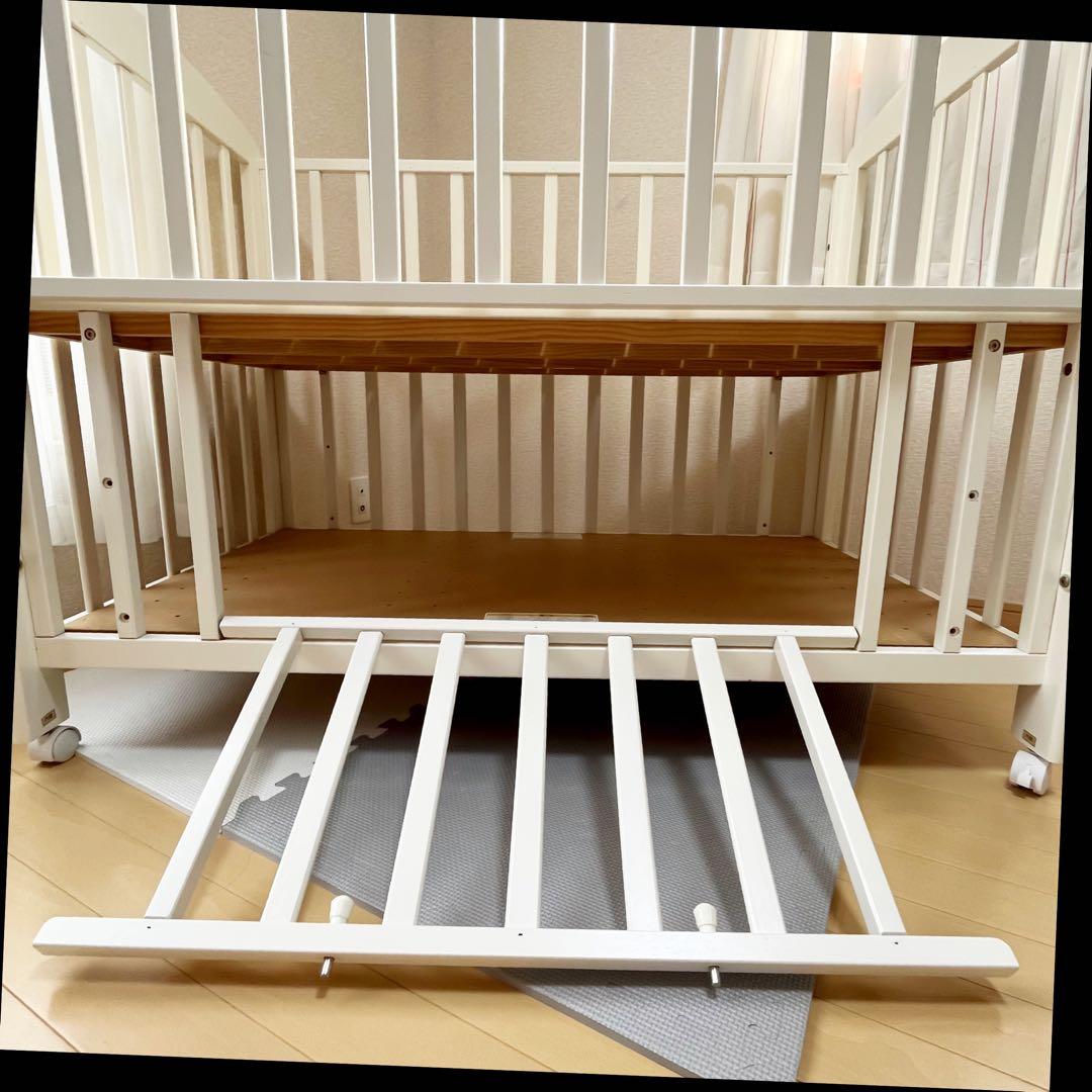 【一点限り❣️説明書付き】カトージ ベビーベッド　シンプルコンフォートF⭐︎⭐︎