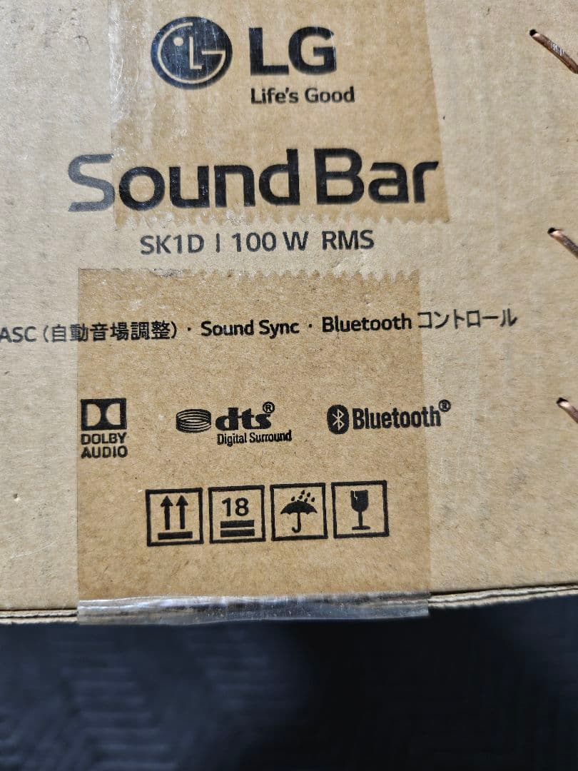 スピーカー・ウーファー LG Sound Bar SK1D 100W RMS