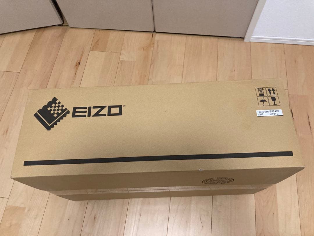 【新品未使用】Eizo エイゾー　EV2460ホワイト23.8インチモニタ