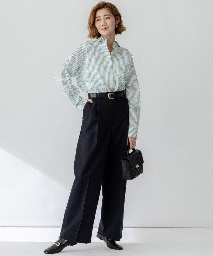 655新品23区ガラスフェザー ベルト38￥11990日本製