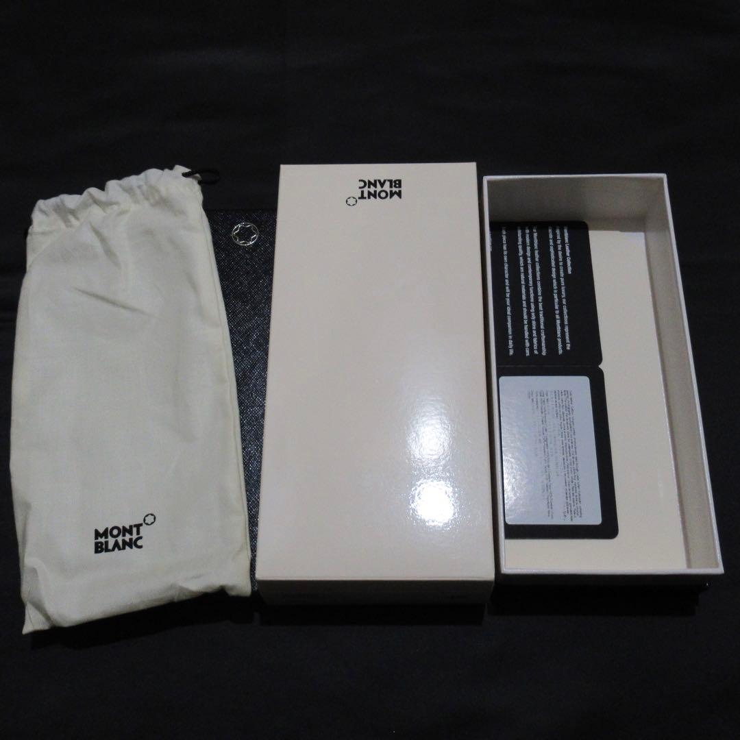 モンブラン ペンケース ペンポーチ ソフトグレイン 2本用 126265