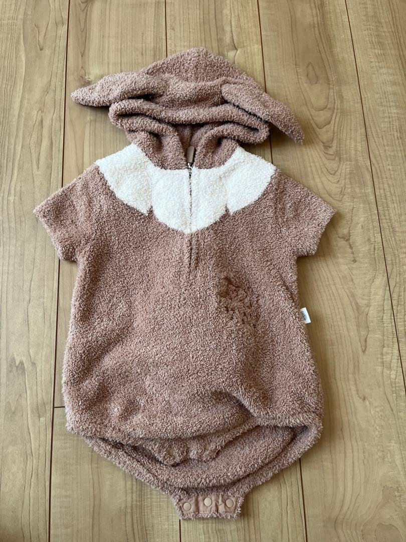 ジェラピケベビー　ポケモンスリープ　イーブイロンパース80-90cm