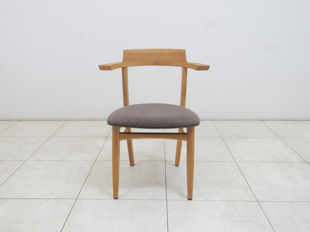 ★美品★柏木工 ソフィー ダイニングチェア オーク無垢 張座 IDC大塚家具 ①