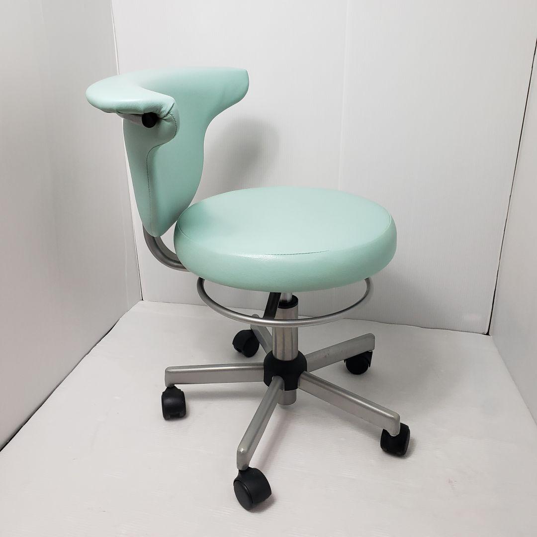 ③病院ドクター用丸椅子　藤沢工業　ACS700LBL　オフィースチェア　送料込み