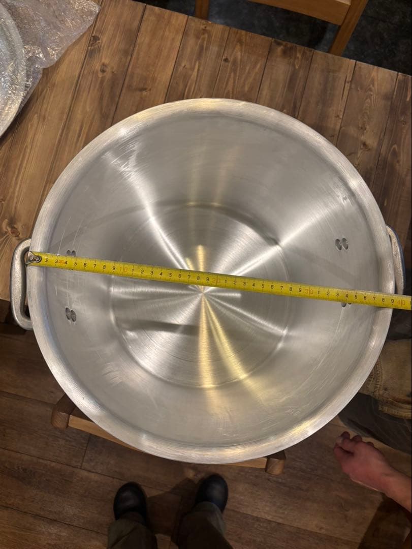 アルミ　寸胴鍋