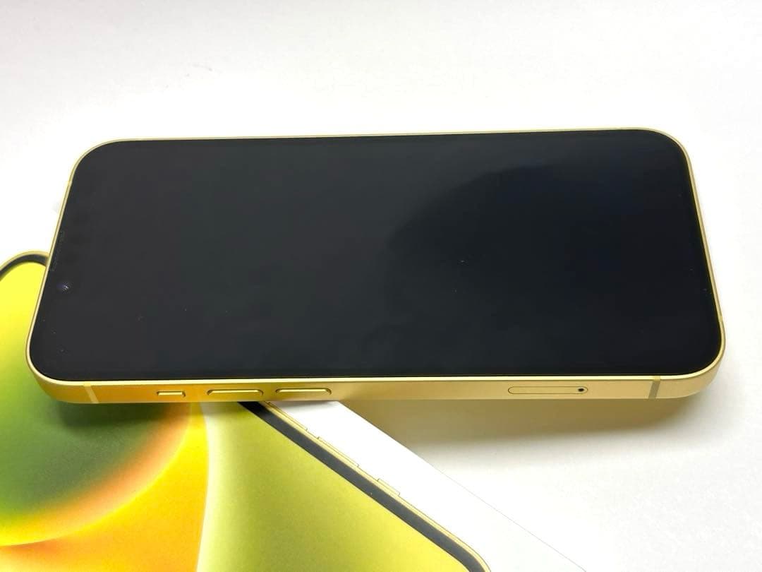 【超美品】iPhone 14 128GB イエロー SIMフリー 箱付き