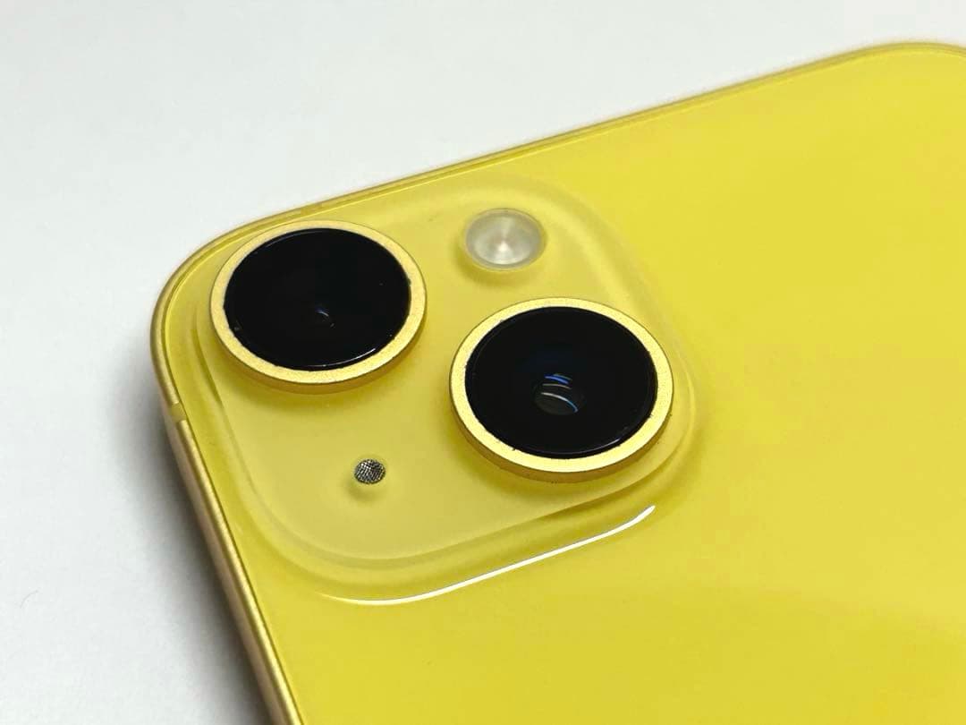 【超美品】iPhone 14 128GB イエロー SIMフリー 箱付き