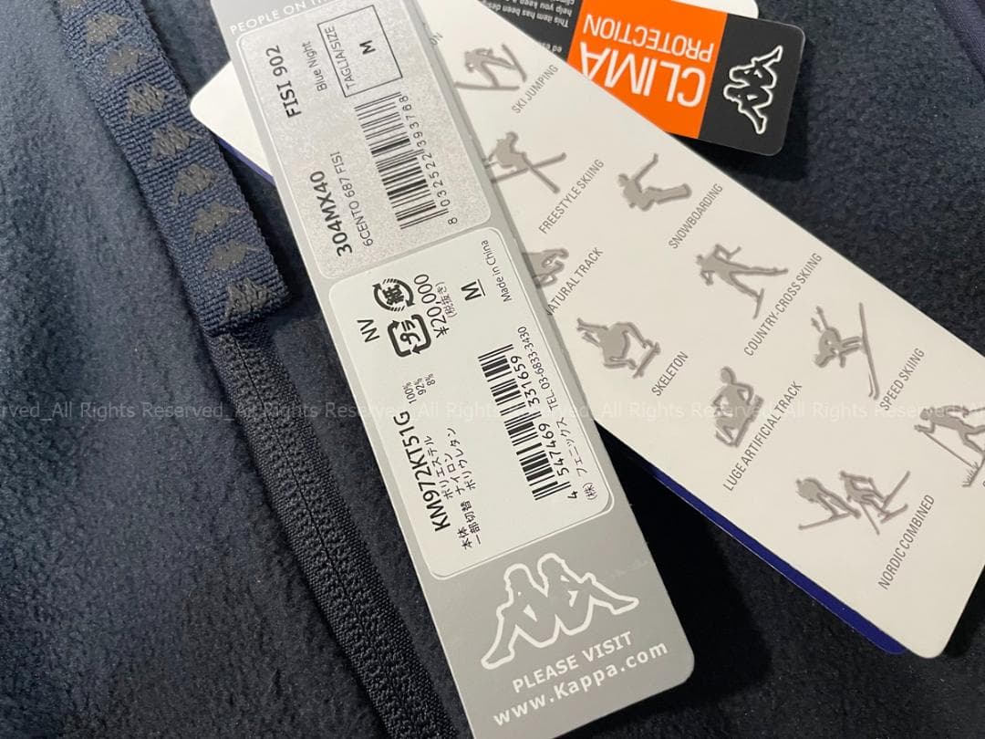 KAPPA FISI カッパ　イタリアナショナルチームモデル　フリースジャケット