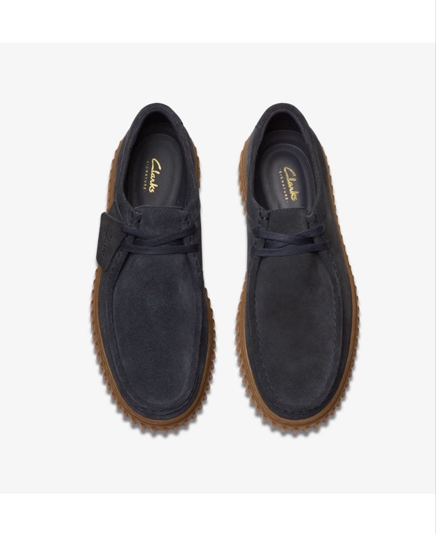 Clarks トールロー ネイビー28