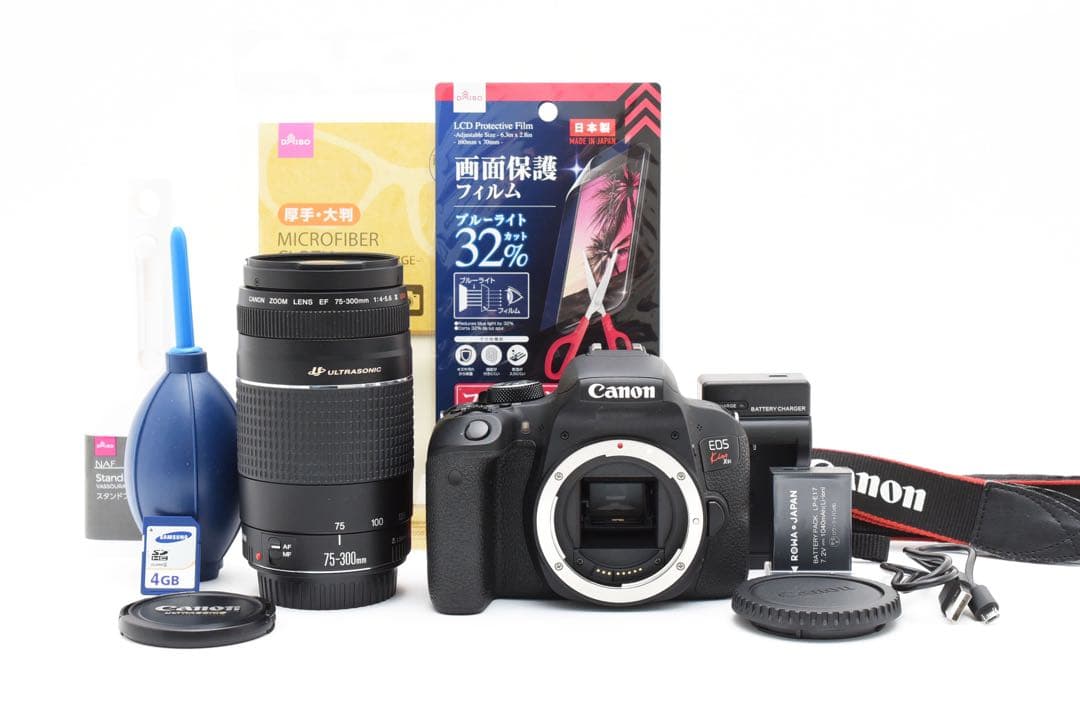 一眼レフカメラcanon kiss x 9i/Canon EF 75-300