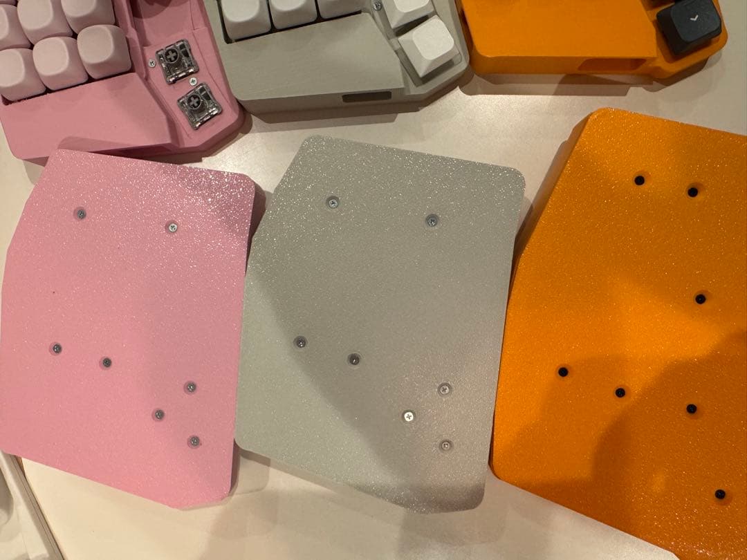 や*と様 【新品】keyball39 ピンク　フルフェイスケース　完成品 付属品