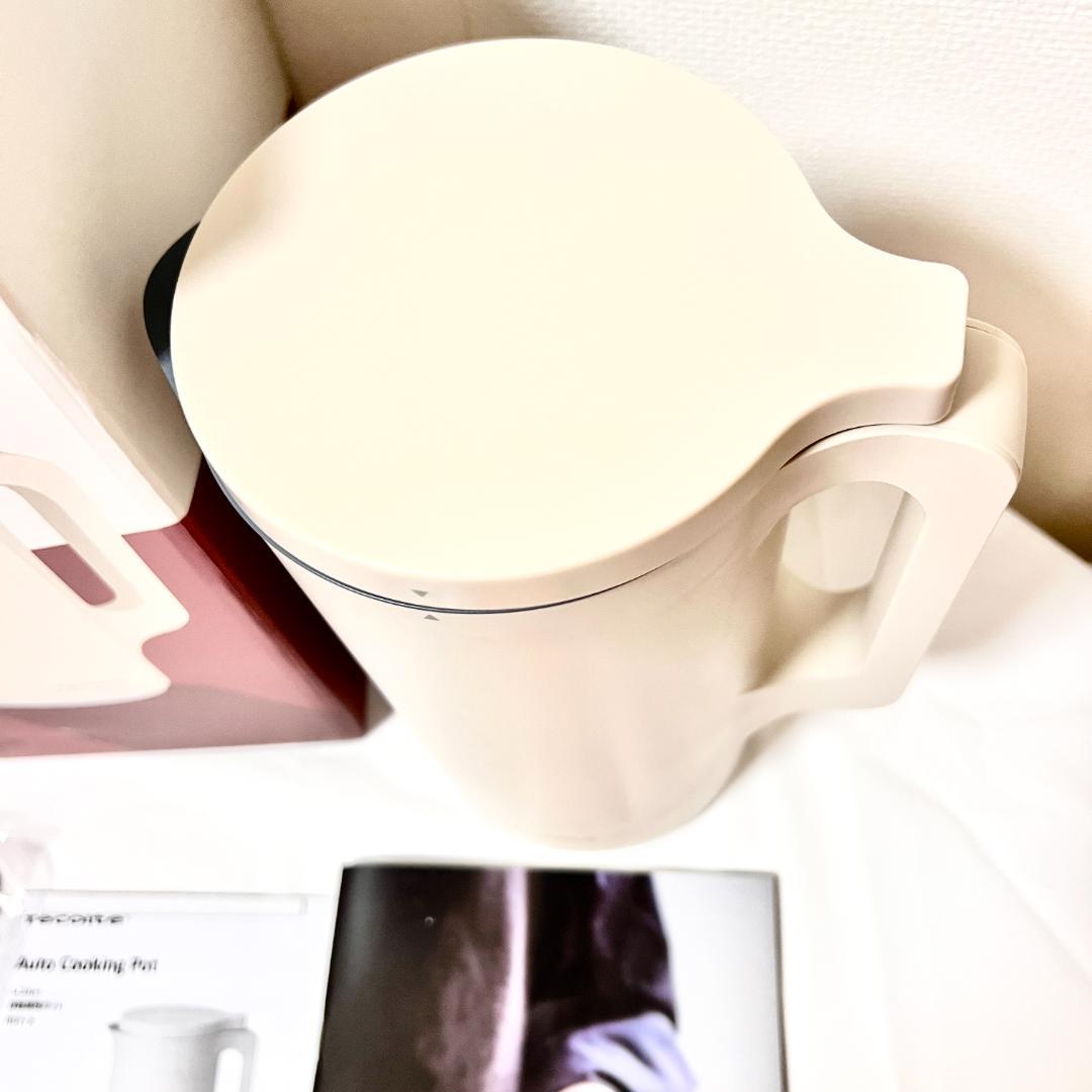 新品未使用 レコルト recolte 自動調理ポットクリームホワイトスープメーカ