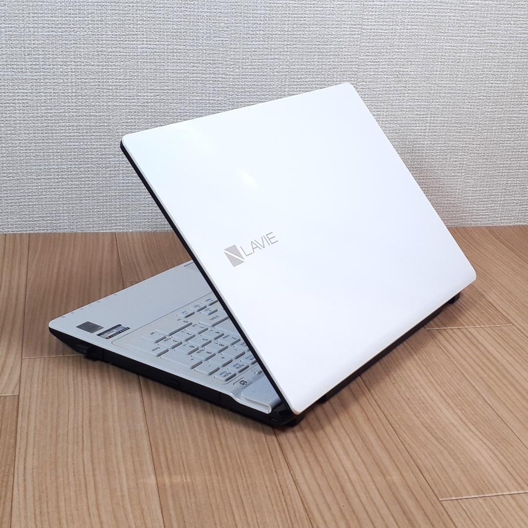 NEC ノートPC ホワイト カメラ搭載　充電100%