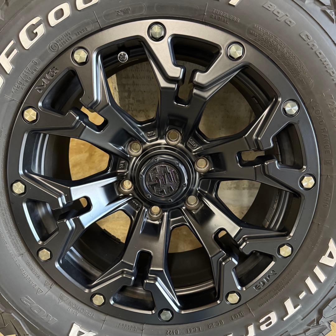 MGゴーレムマットブラック BFグッドリッチ265/65R17オールテレーン4本