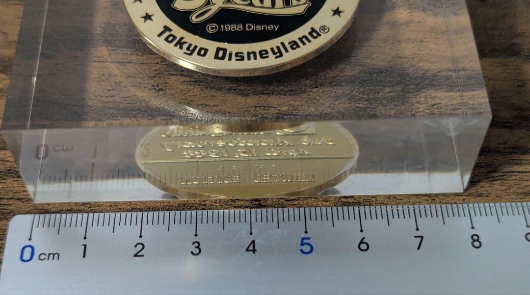 '88 TDL Happy Five Years ペーパーウェイト