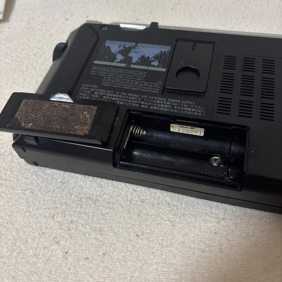 SONY ICF-7601 完動品 ポータブルラジオ 元箱アンテナ付属