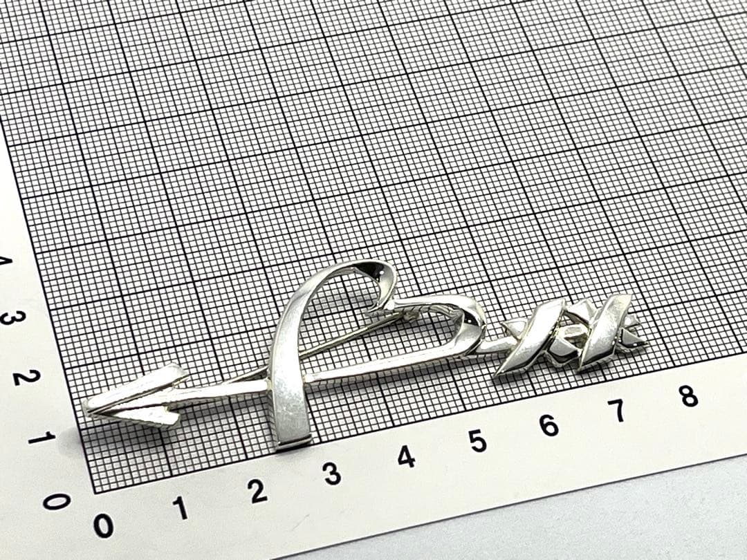 h801 美品　オールド　ティファニー　ハート&アロー　ブローチ　シルバー925