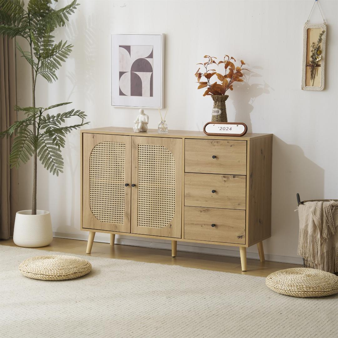 超人気！キャビネット サイドボード大容量 収納棚 リビング 収納 ローボード