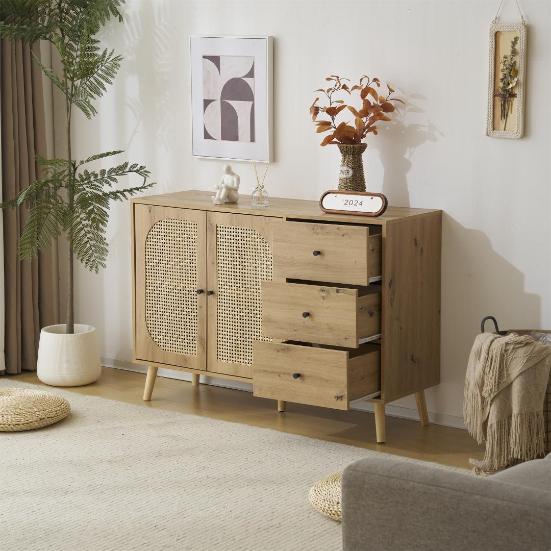 超人気！キャビネット サイドボード大容量 収納棚 リビング 収納 ローボード