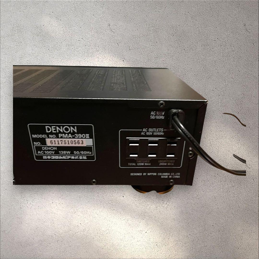 DENON プリメインアンプ PMA-390Ⅱ ブラック
