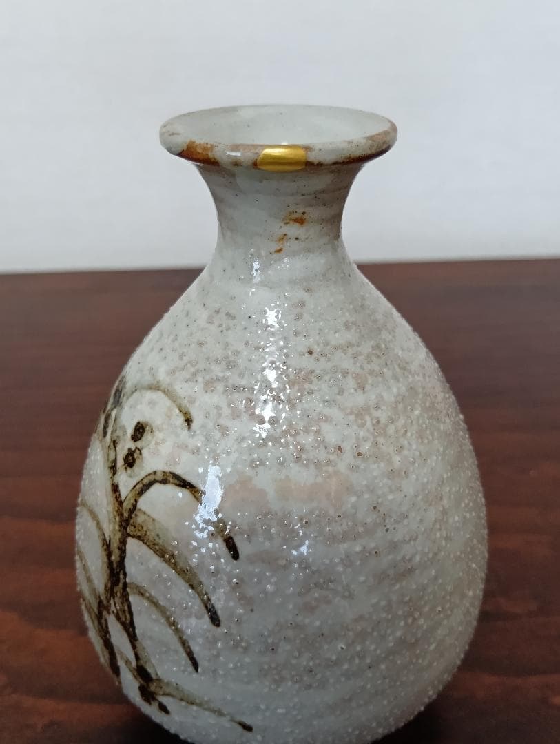 大野鈍阿作　絵高麗徳利