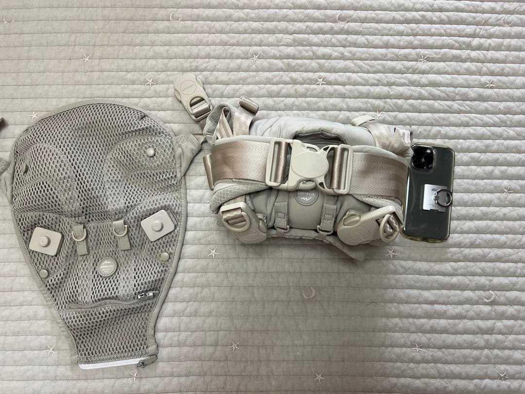 【値下済】A.B.C. COMFO 抱っこ紐 コンプリートセット サンドアッシュ