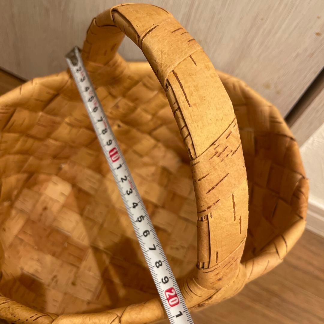 ロシア作家様引退！！の希少価値の白樺かご