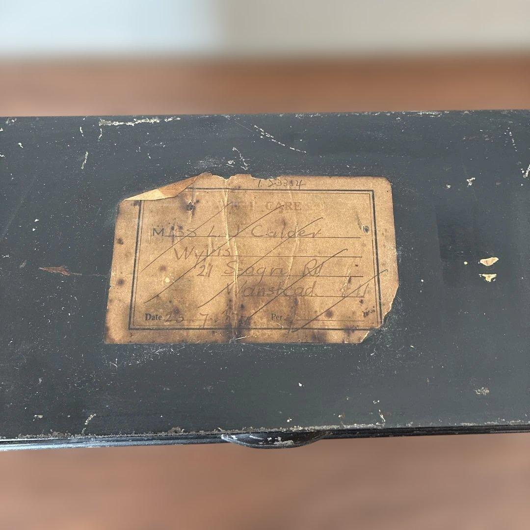 アンティークボックス 黒 イギリス