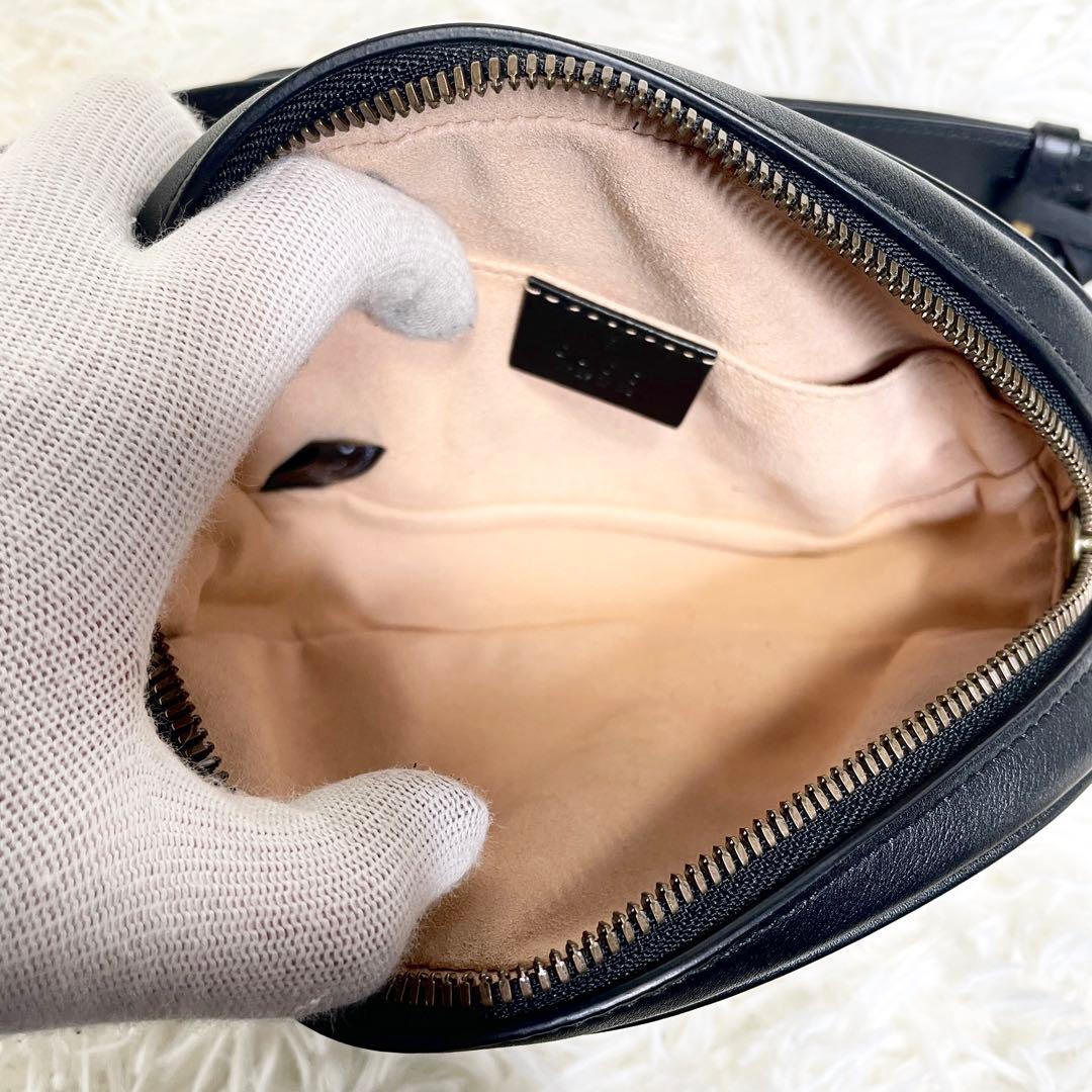 【極美品】GUCCI グッチ ボディバッグ ウエストポーチ マーモント GG