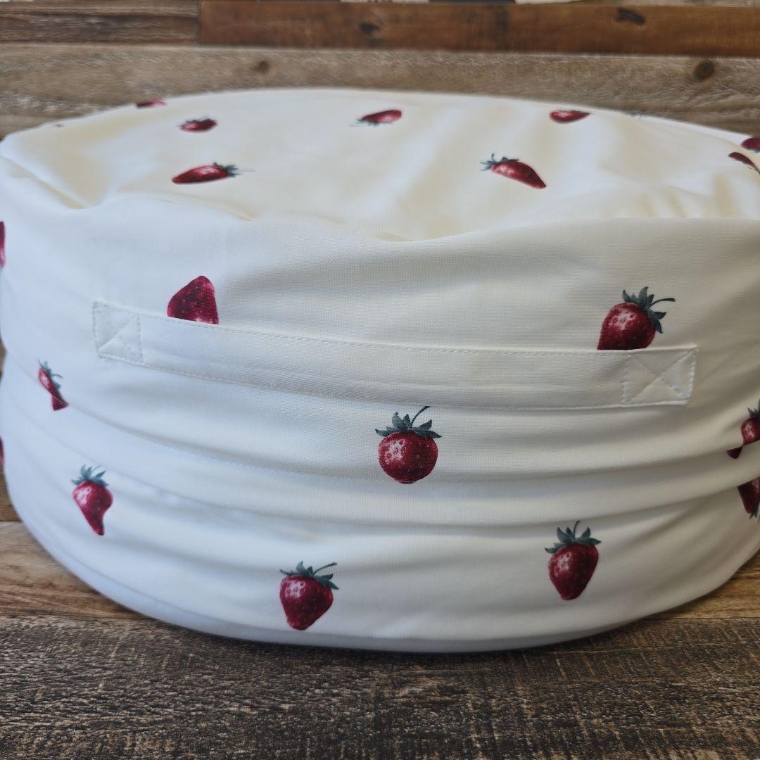 gelato pique ONLINE限定 モチーフビーズクッション いちご柄