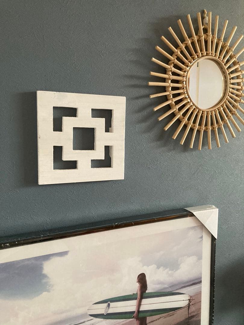 しー　木製　花ブロック　沖縄ブロック　透かしブロック　リゾートインテリア