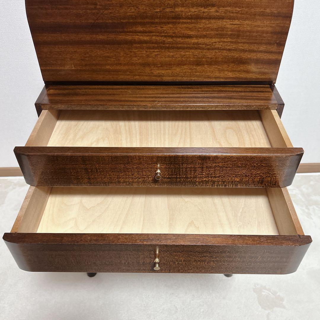 ライティングデスク ライティングビューロー 書斎　アンティーク 昭和レトロ 木製