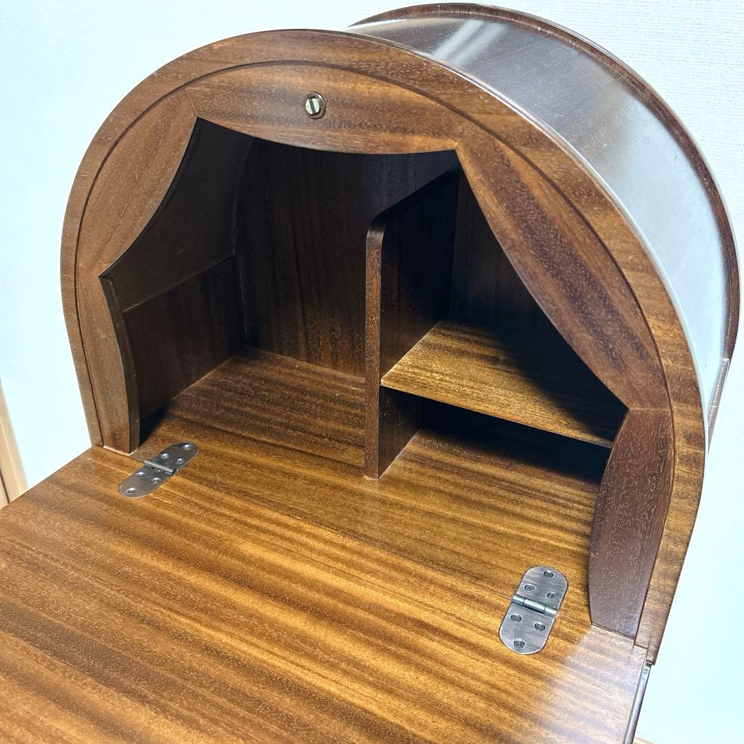 ライティングデスク ライティングビューロー 書斎　アンティーク 昭和レトロ 木製