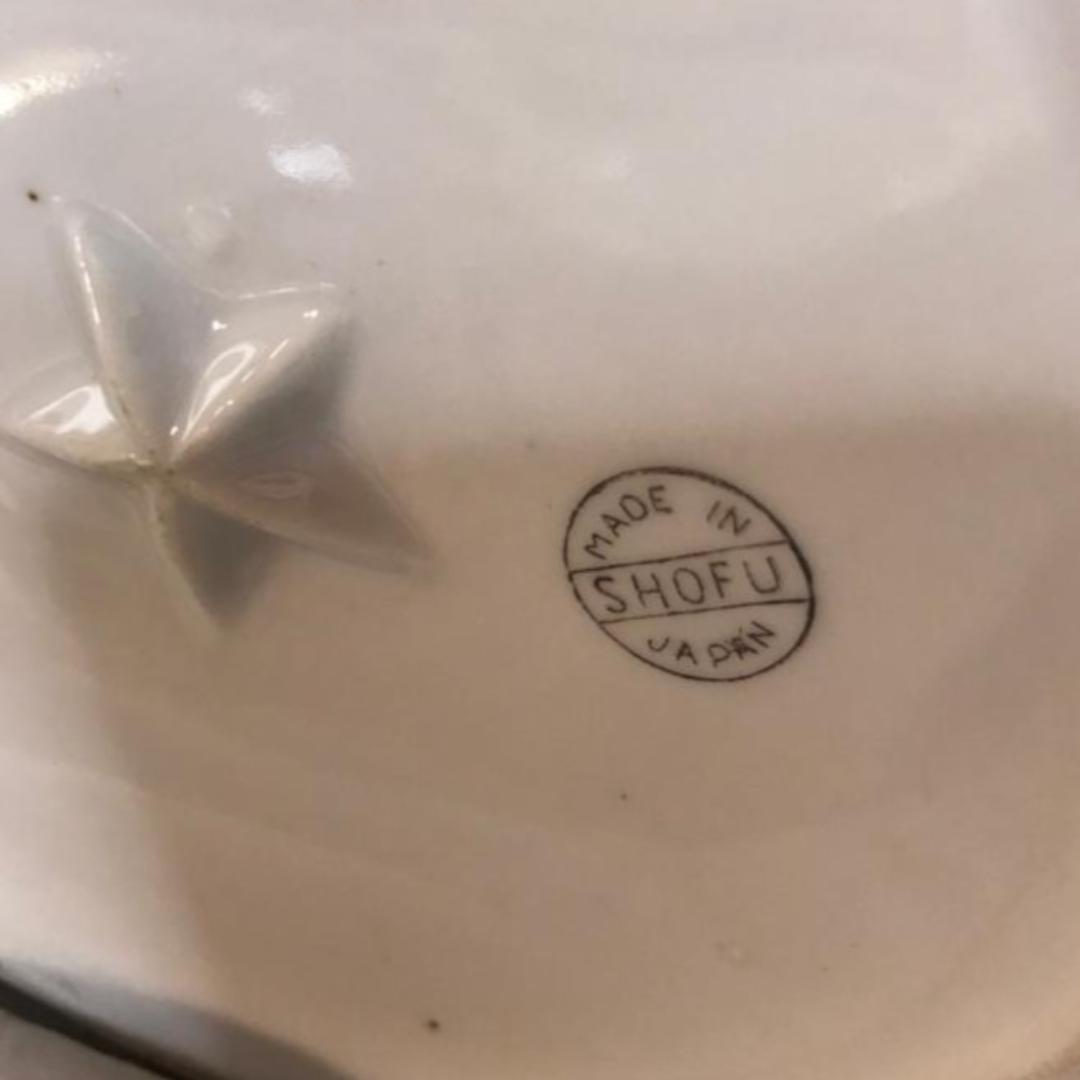 ドラゴン　ティーポットセット　輸出用　松風陶器　もりあげ