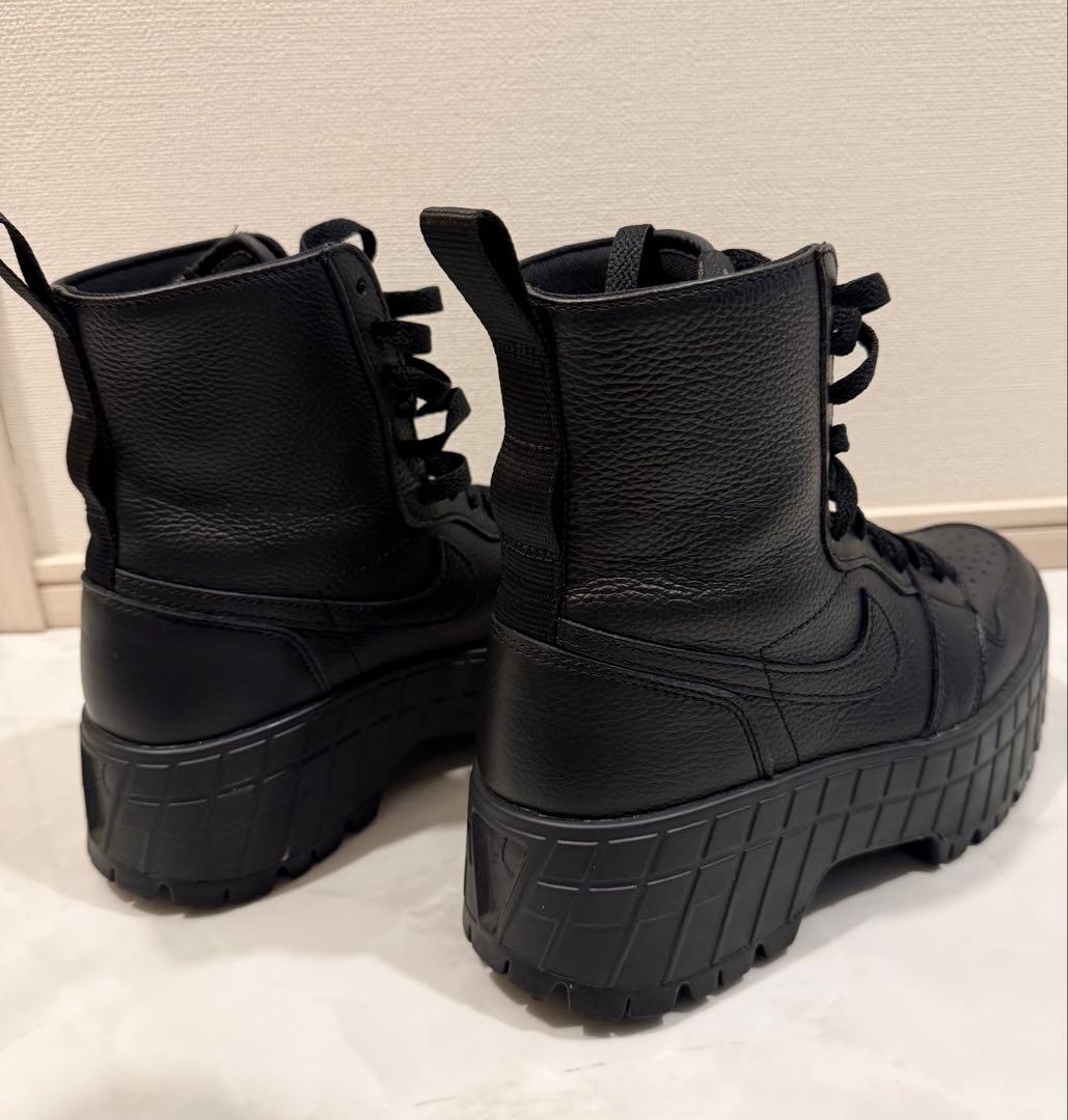 あ*様 NIKE エアジョーダン 1 ブルックリン ウィメンズブーツ ブラック