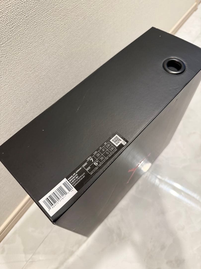 あ*様 NIKE エアジョーダン 1 ブルックリン ウィメンズブーツ ブラック