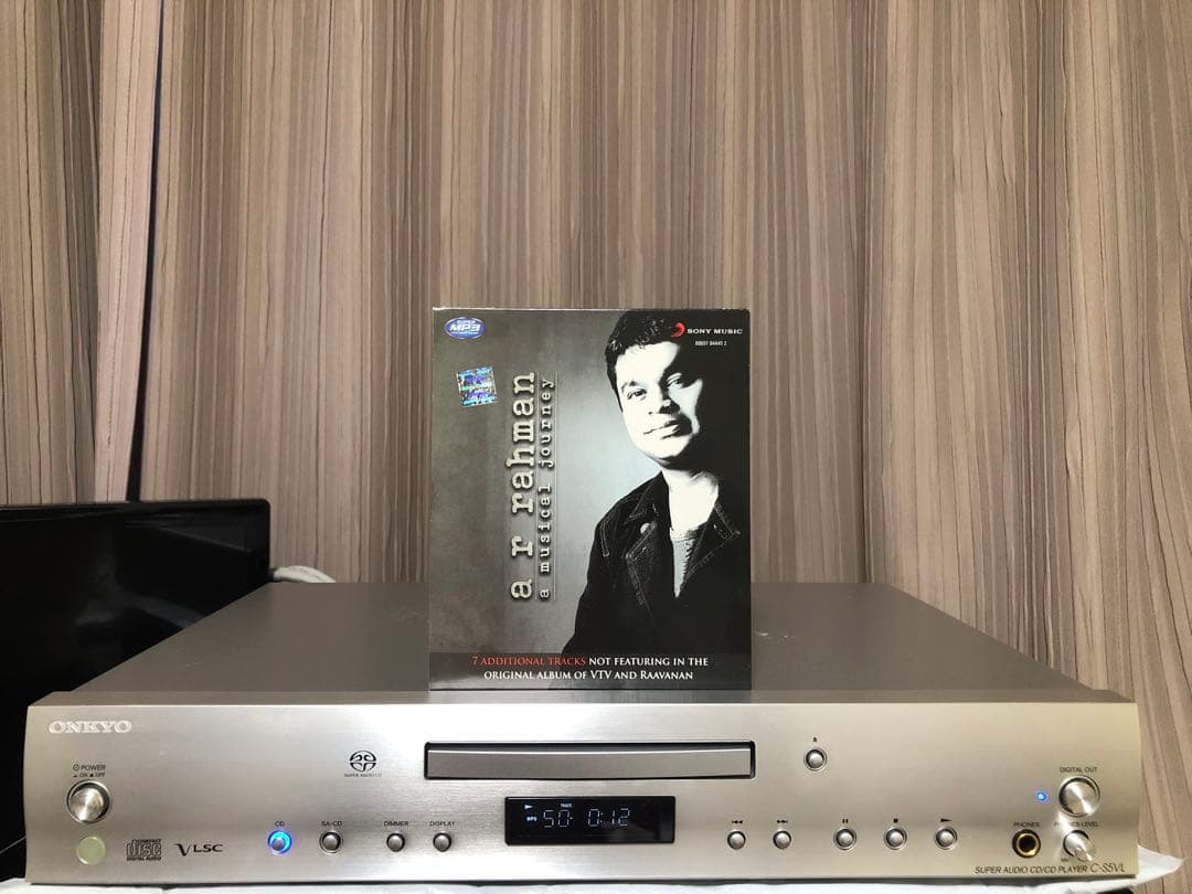 ☆実働品ONKYO C-S5VL(S)　SACD/CDプレーヤー　純正リモコン付