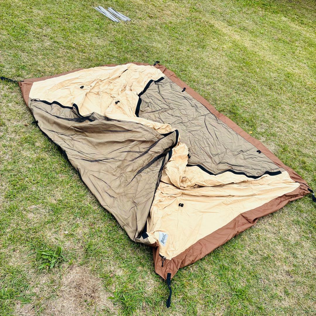 【美品】DOD フカヅメカンガルーテントS タン T2-839-TN