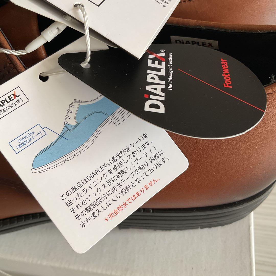 新品未使用⭐︎本革⭐︎CHARKIES★ブラウンレザー ドレスシューズ★15290円