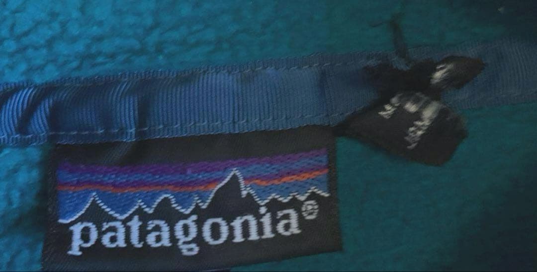 90s Patagonia シンチラスナップT フリース キムタク Ｒマーク