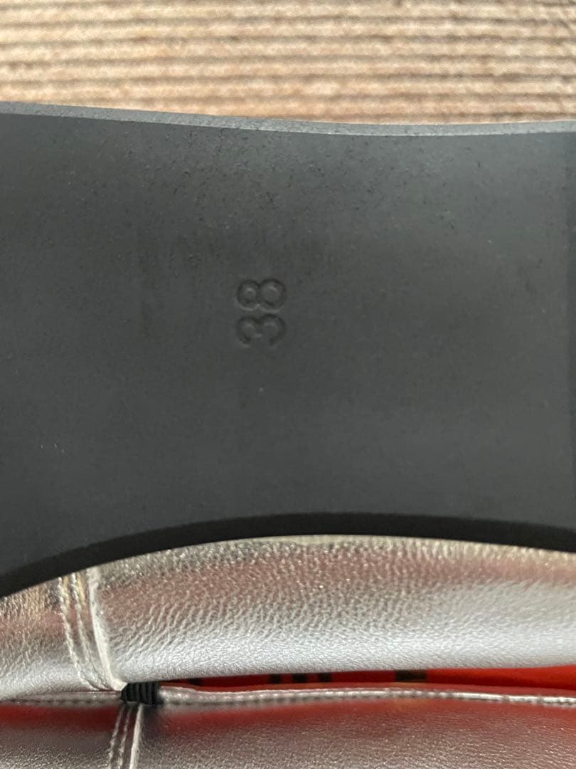 REMME レメ　ゴムストラップフラットシューズ　38