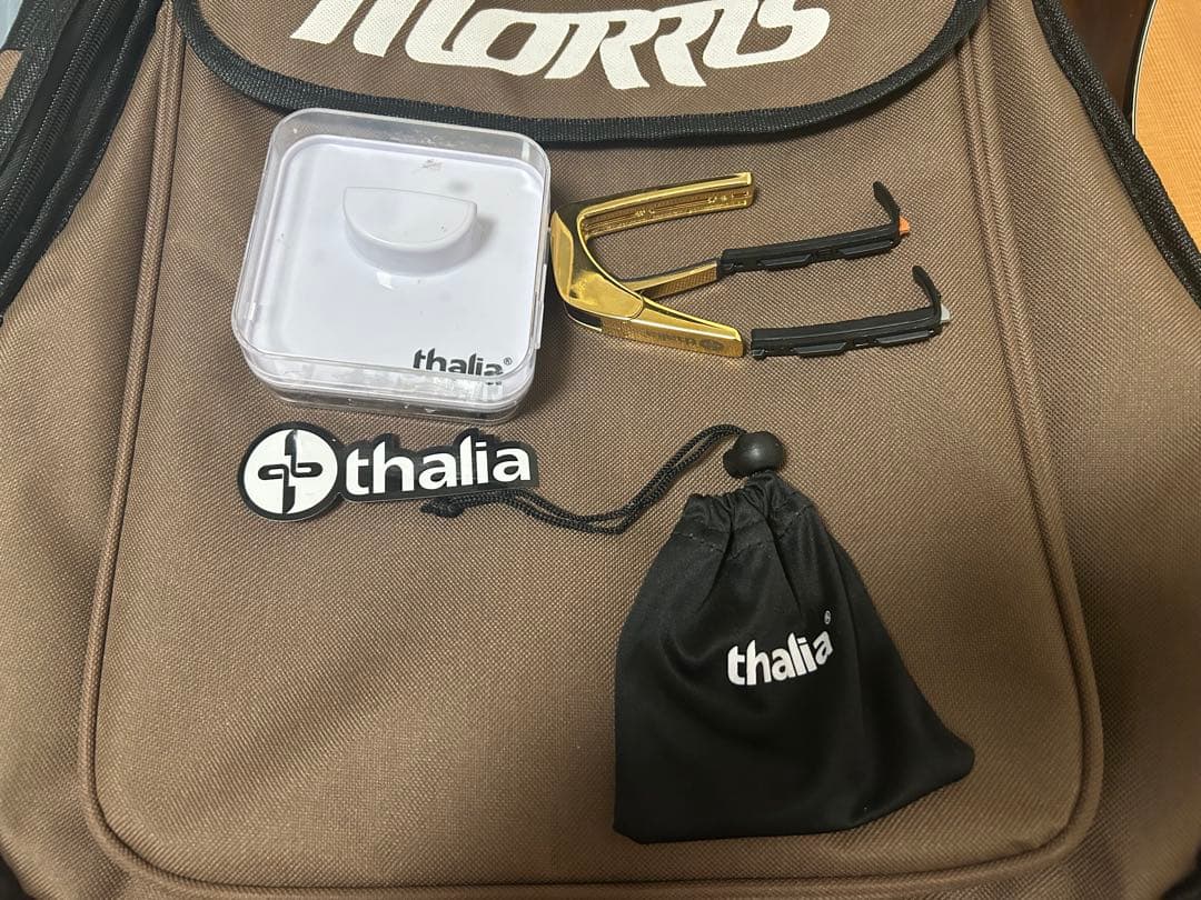 Morris S-31E アコギ タリアカポ ギターケースセット　もも