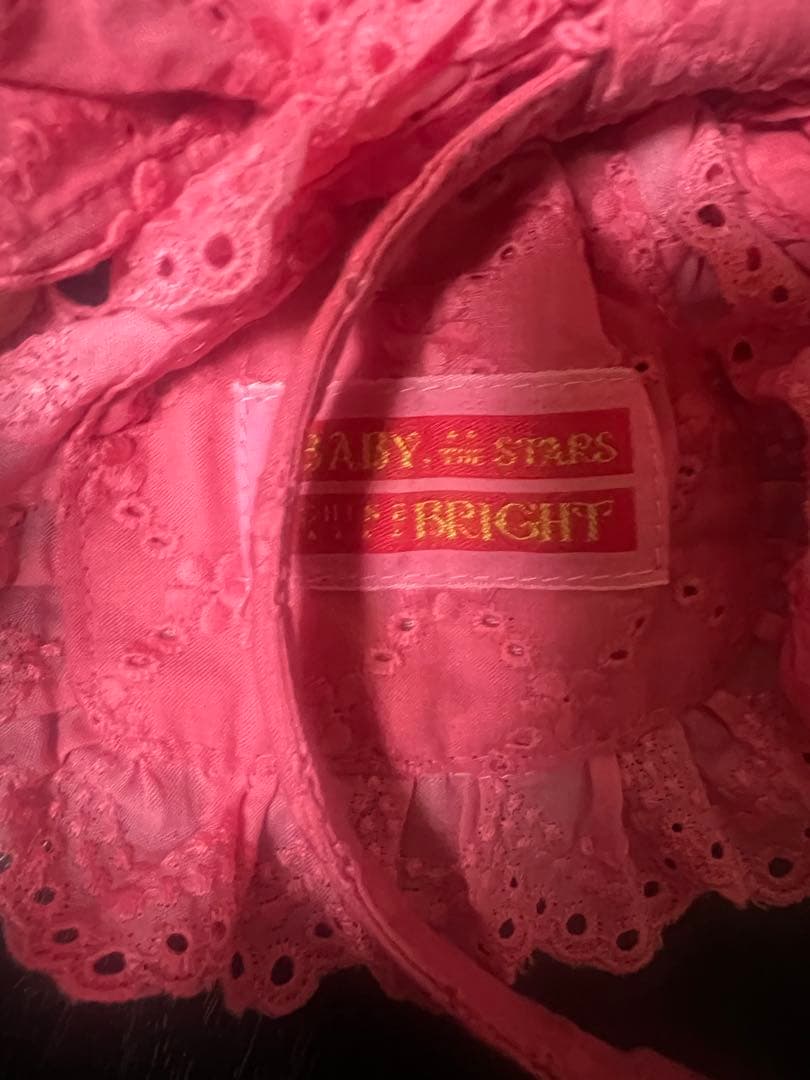 BABY♡マシェリワンピース♡カチューシャセット(チェリーピンク)日本製